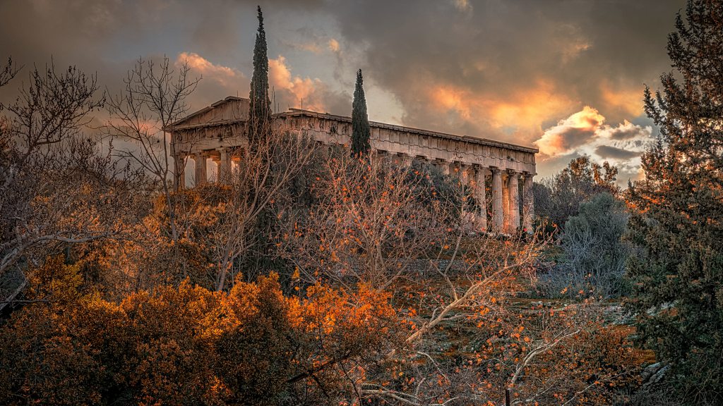 Temple of Hephaestus in&nbsp;Athens
