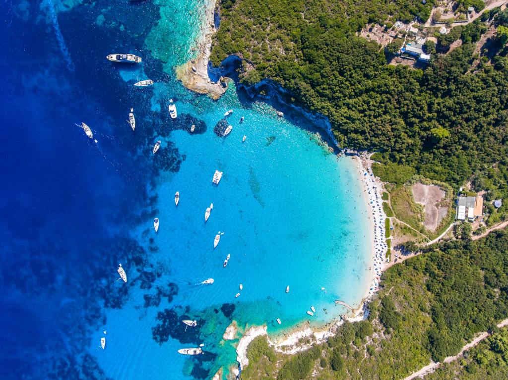 Antipaxos photo from the top